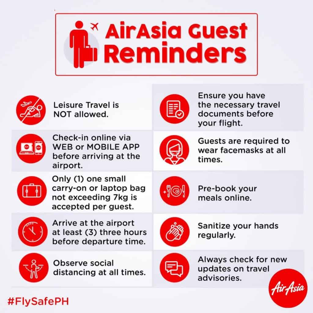 airasia travel requirements 2022