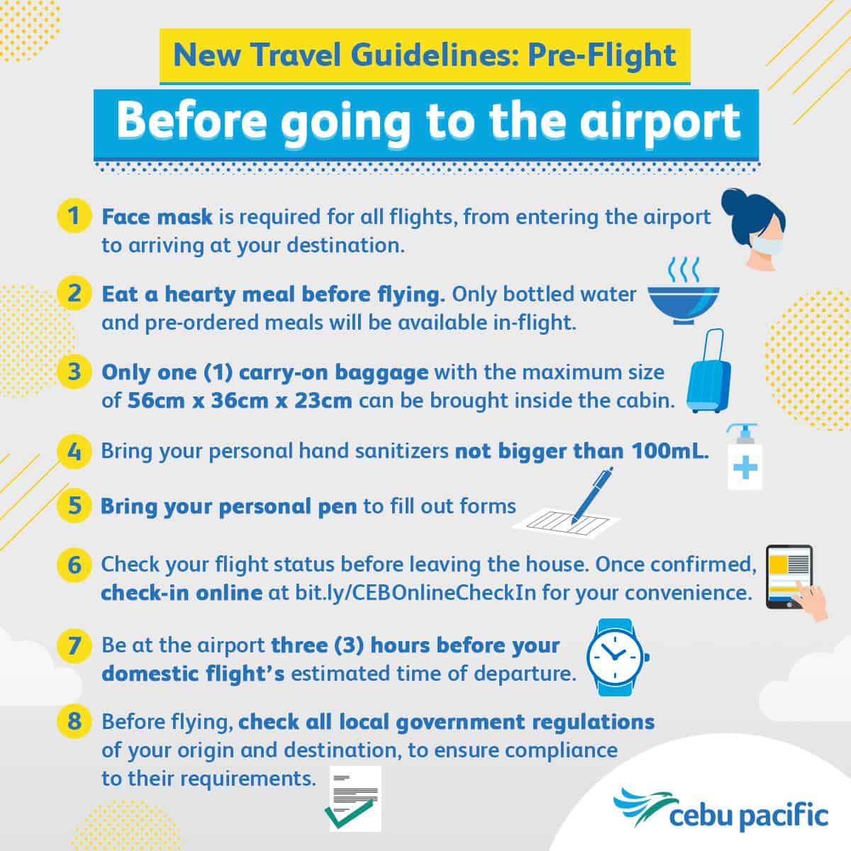 cebu pacific local travel requirements 2022