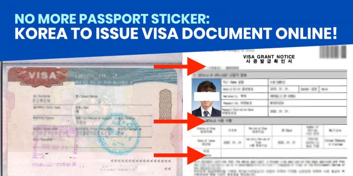 NO MORE STICKER: How to Download & Print KOREAN VISA GRANT NOTICE