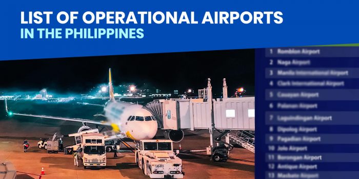 List of OPERATIONAL AIRPORTS IN THE PHILIPPINES: As of July 17, 2020