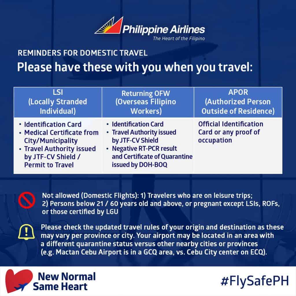 philippine airlines travel requirements for pregnant passengers
