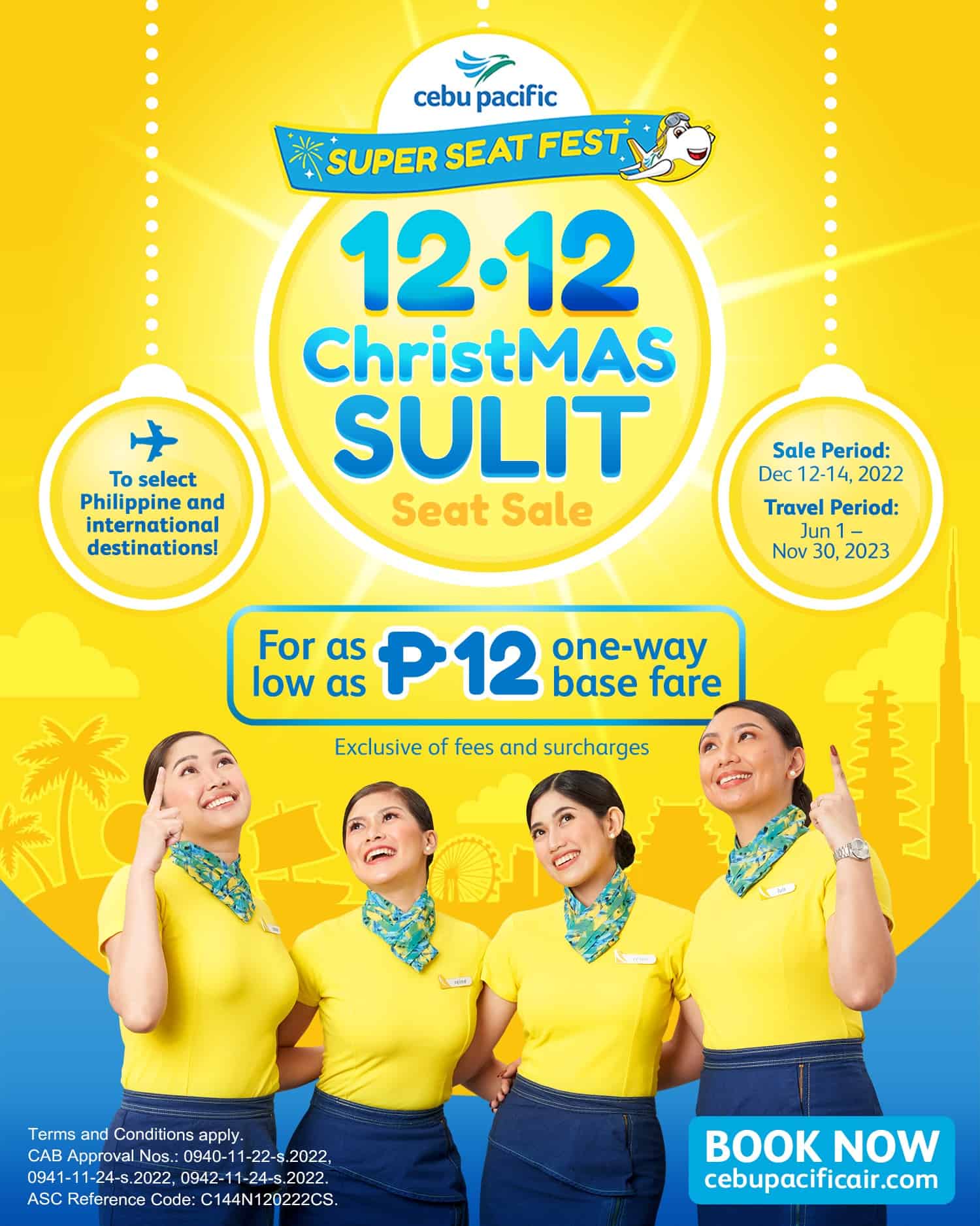 Cebu Pacific 12-12 Sale