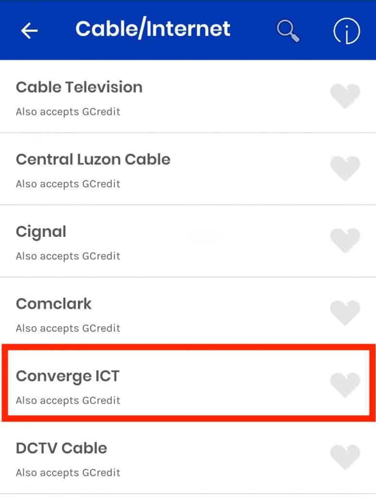 GCASH to CONVERGE How to Pay Converge and Other & Cable Bills