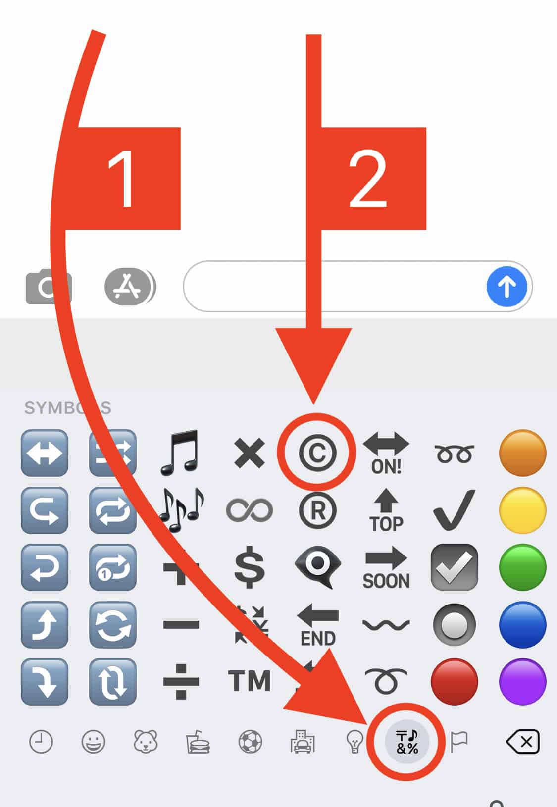 HOW TO TYPE COPYRIGHT SYMBOL © on iPhone, Android, Word & Computer
