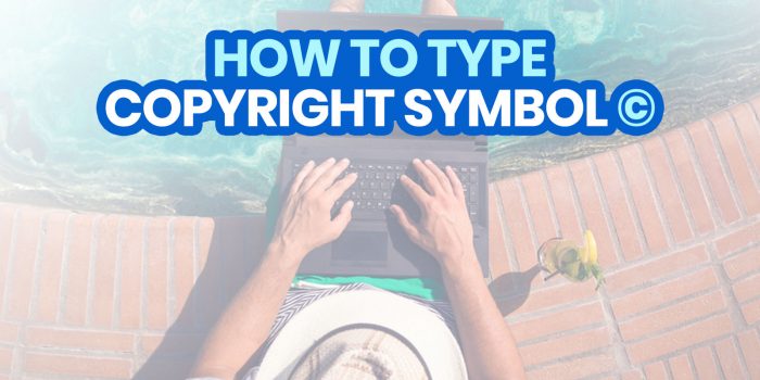 HOW TO TYPE COPYRIGHT SYMBOL © on iPhone, Android, Word & Computer (with Keyboard Shortcuts)