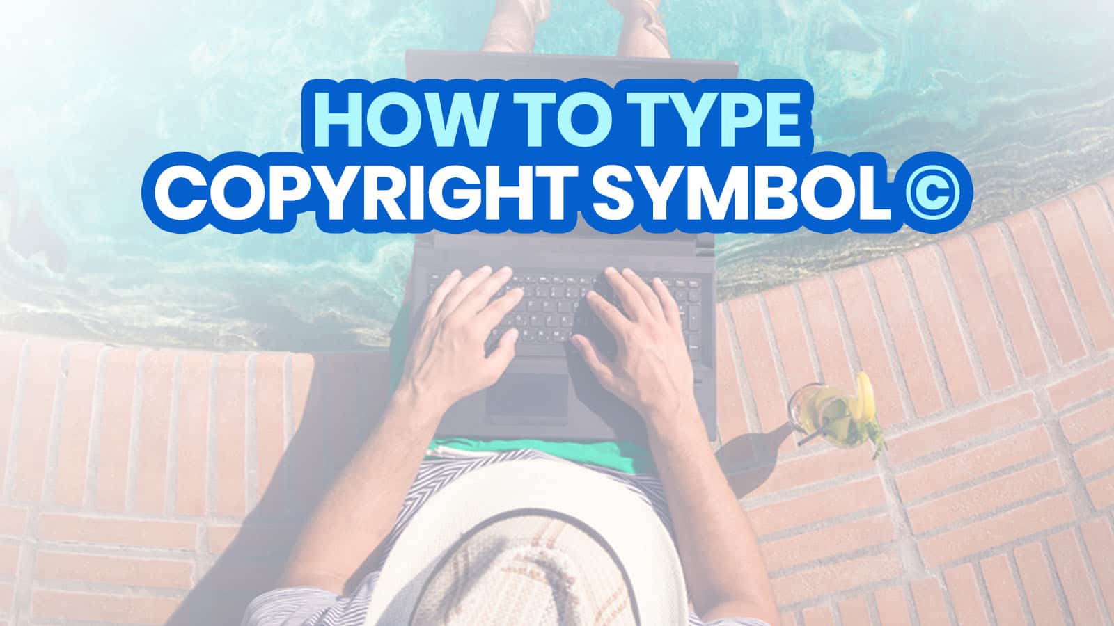 how to create the copyright symbol on keyboard