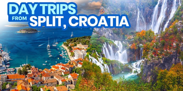 12 BEST DAY TRIP DESTINATIONS from SPLIT, CROATIA