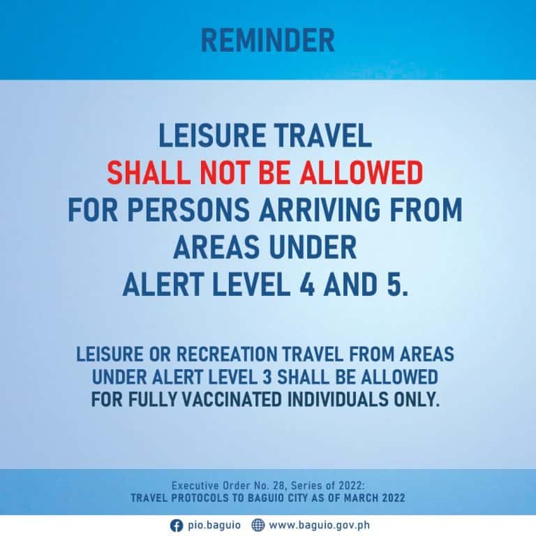 BAGUIO TRAVEL REQUIREMENTS for TOURISTS The Poor Traveler Itinerary Blog