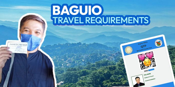 2022 Update! BAGUIO TRAVEL REQUIREMENTS for TOURISTS