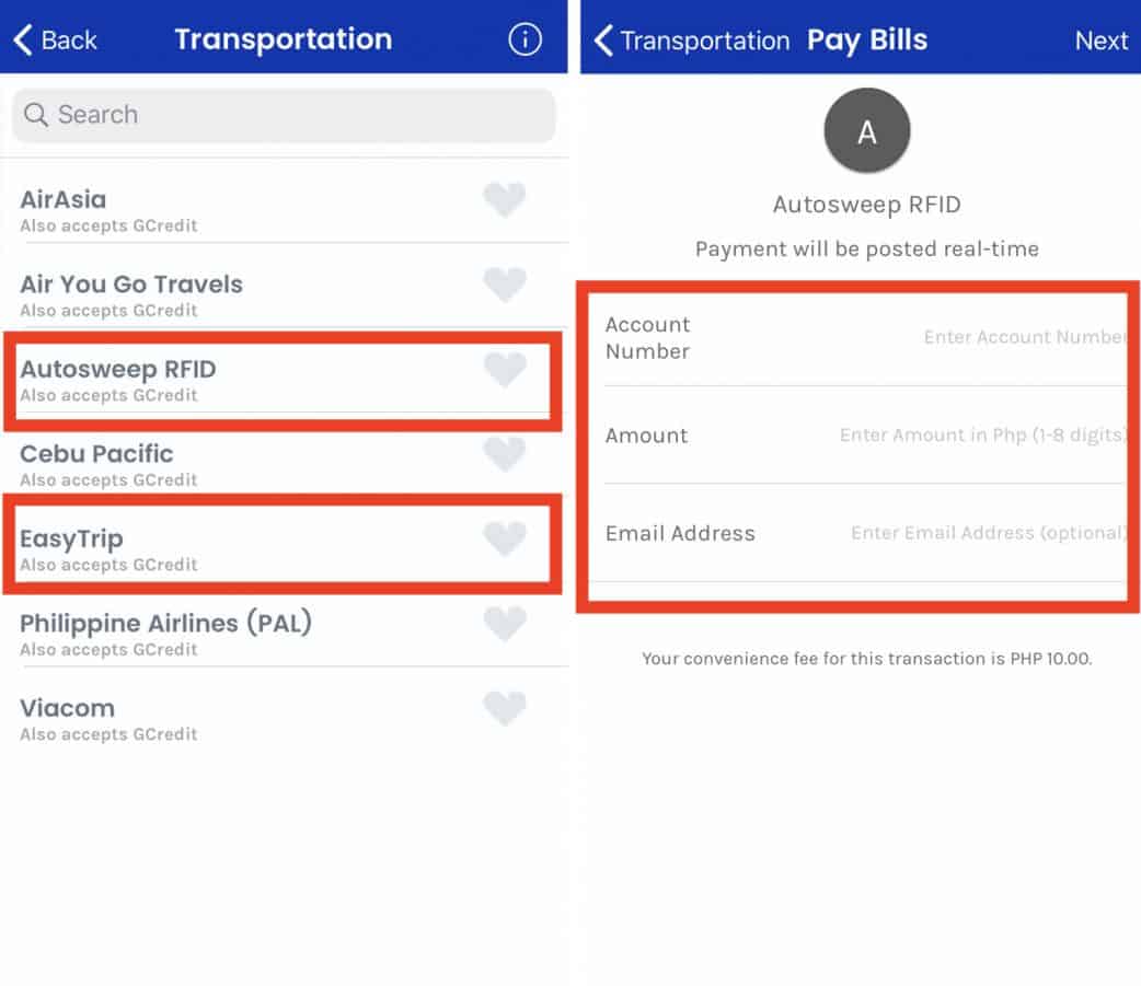 HOW TO RELOAD EASYTRIP & AUTOSWEEP RFID Using GCASH The Poor Traveler