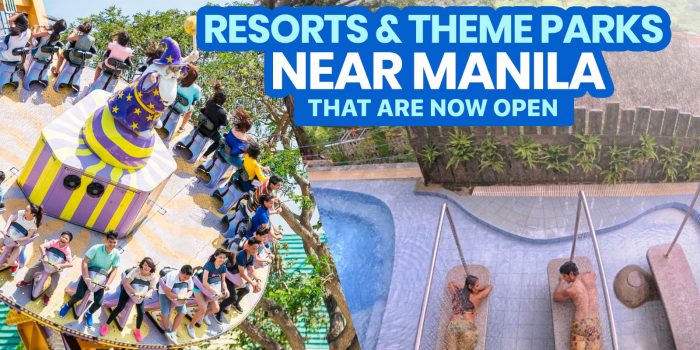 12 RESORTS & THEME PARKS NEAR MANILA (New Normal)