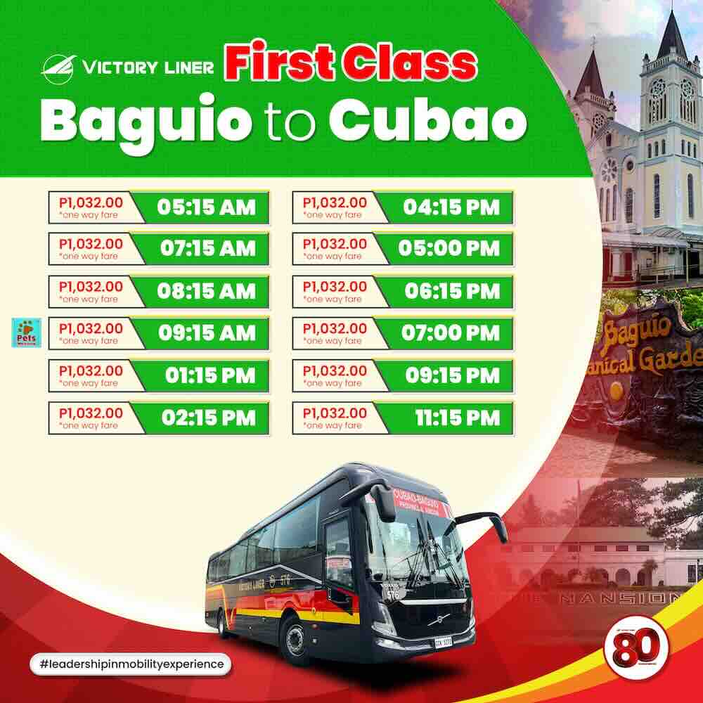 Baguio_Cubao First Class Victory Liner