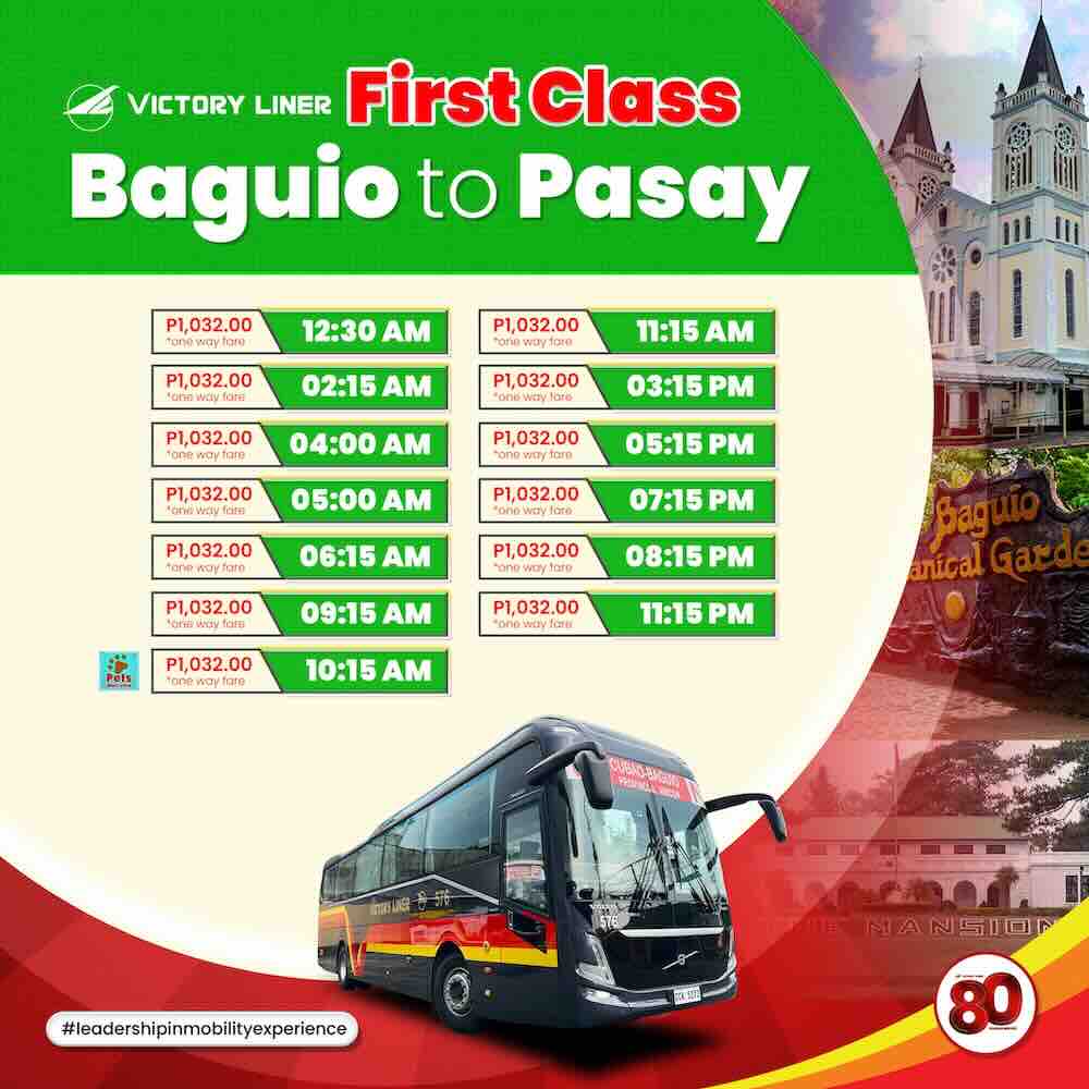 Baguio_Pasay First Class Victory Liner