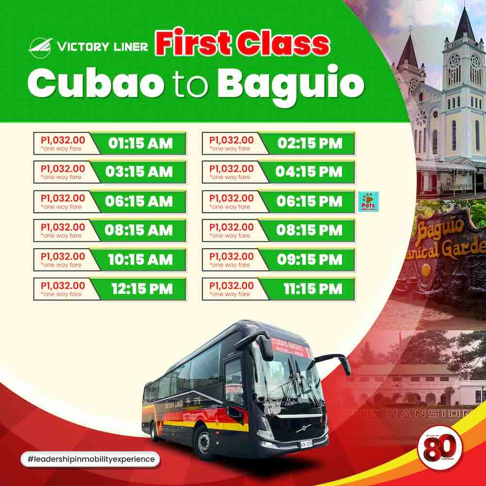 Cubao_Baguio First Class Victory Liner