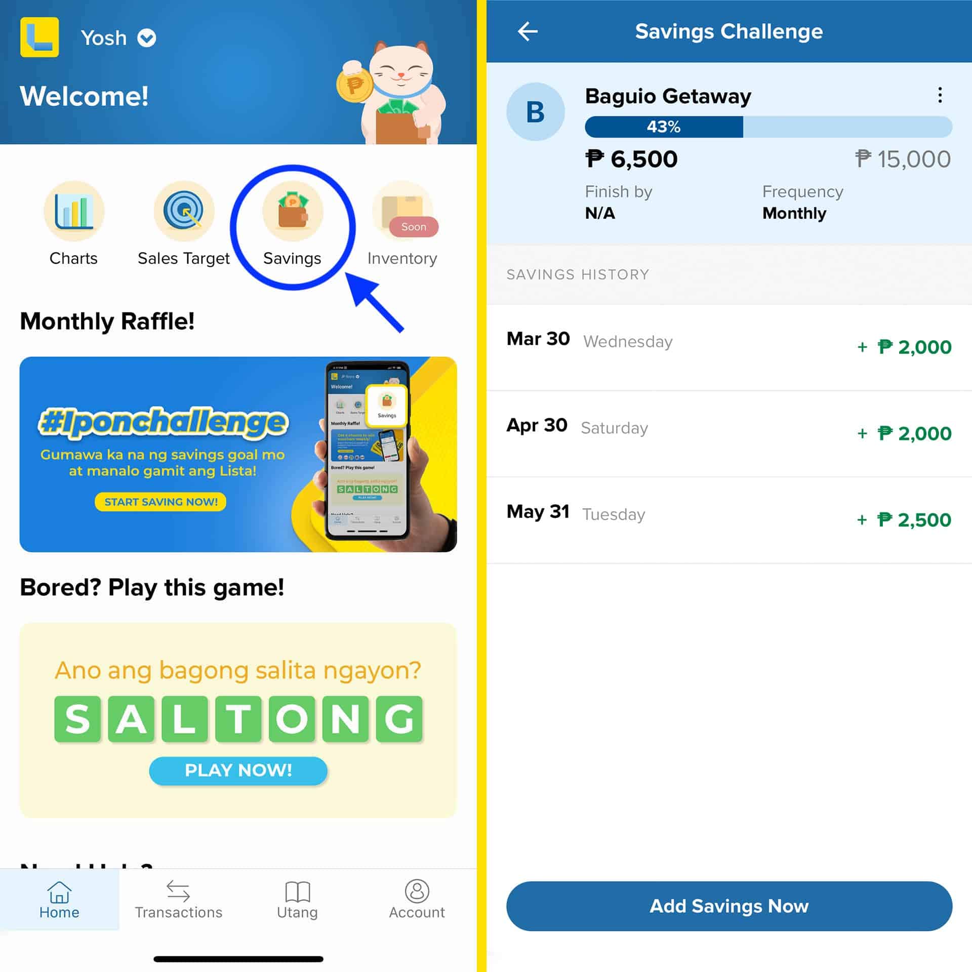 Lista App Savings Baguio