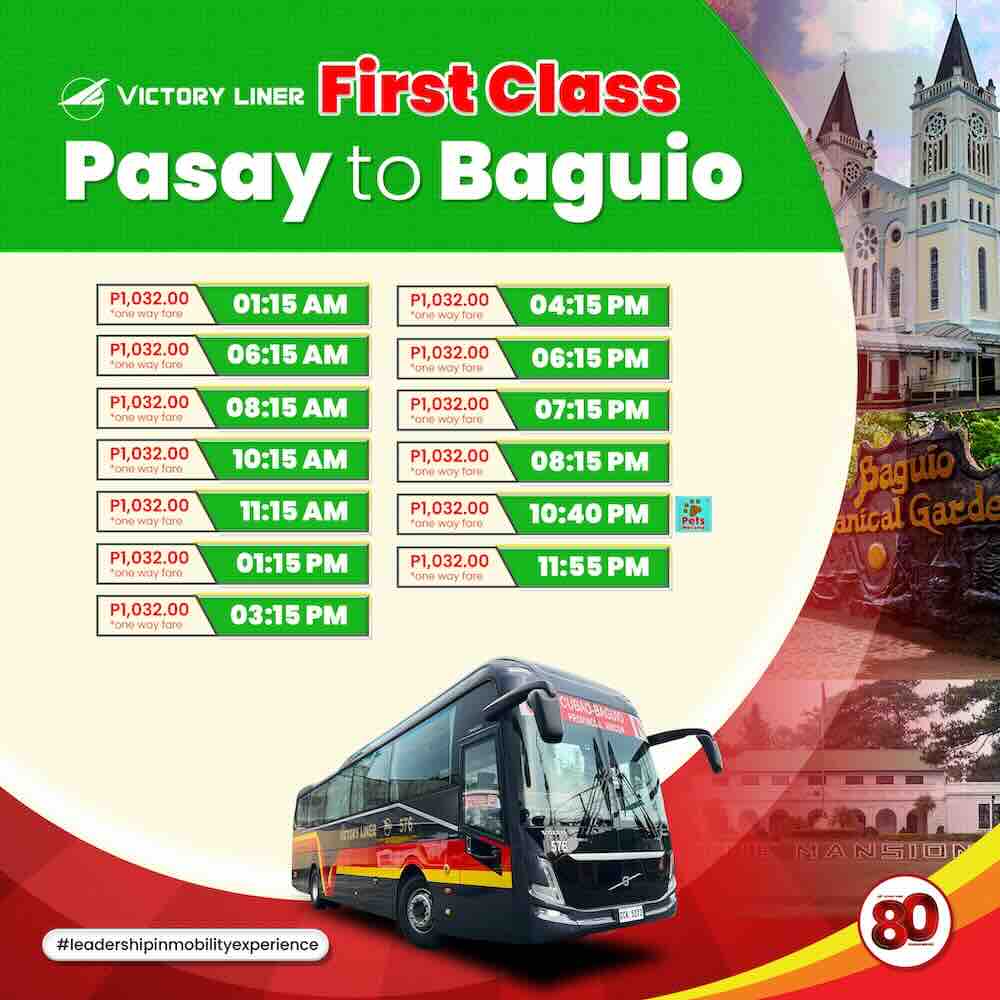 Pasay_Baguio First Class Victory Liner