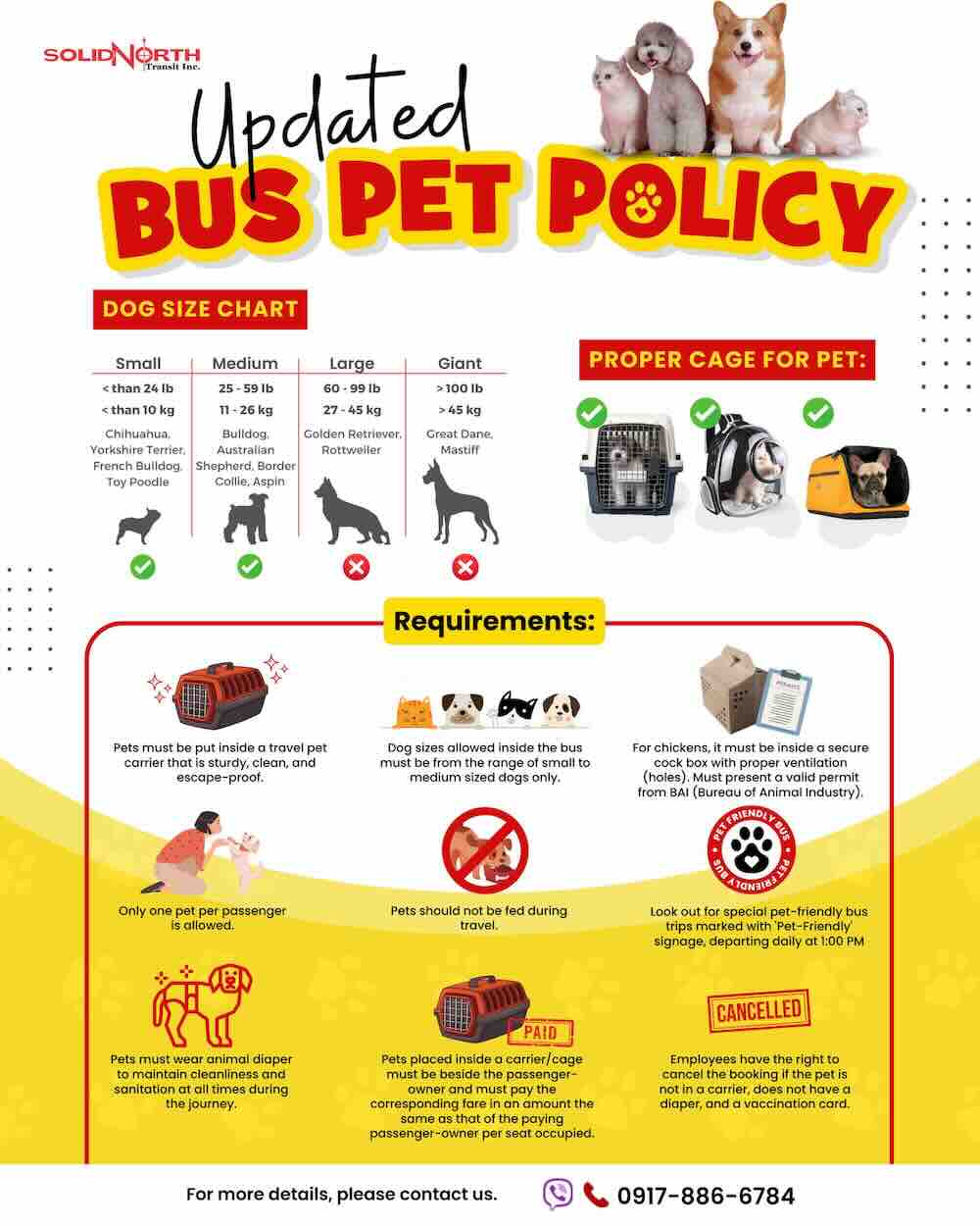 Solid North Pet Policy