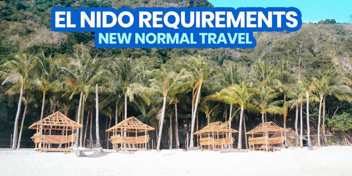 EL NIDO TRAVEL REQUIREMENTS & PROTOCOL (Palawan)