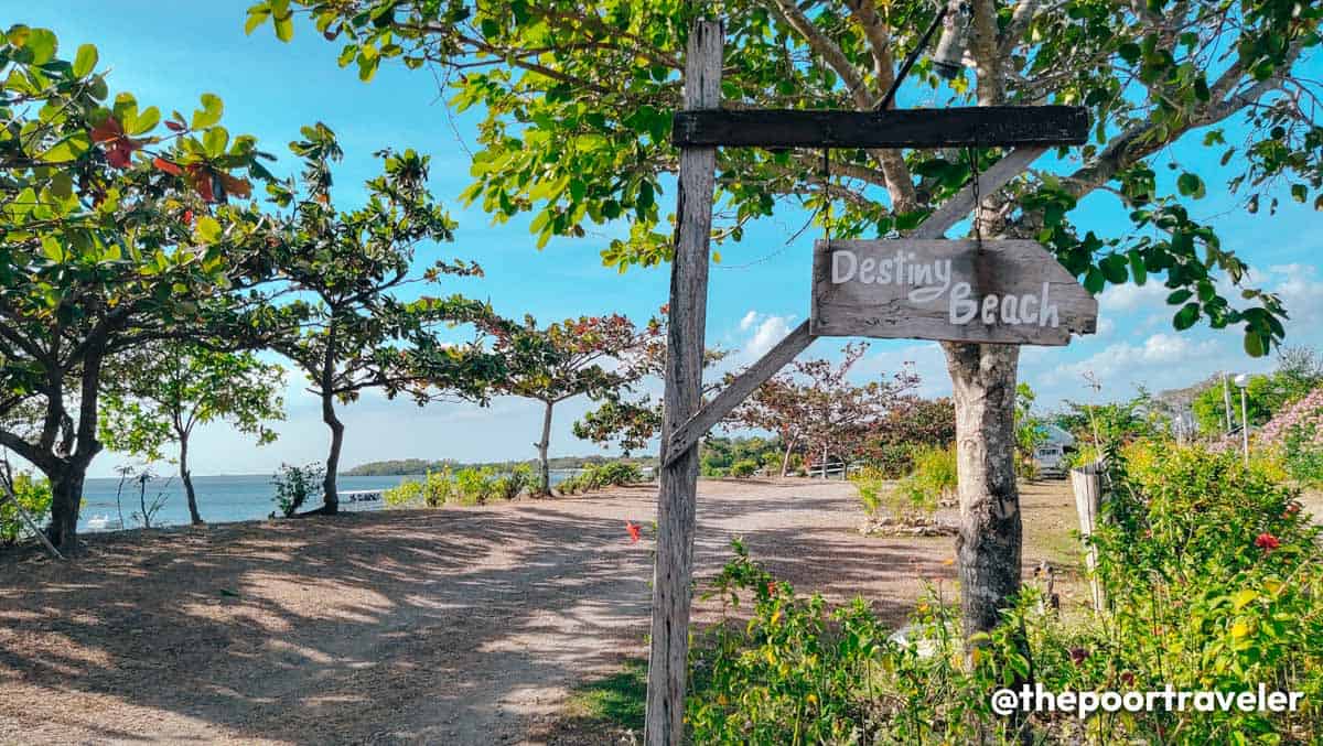 Entrance to Destiny Beach