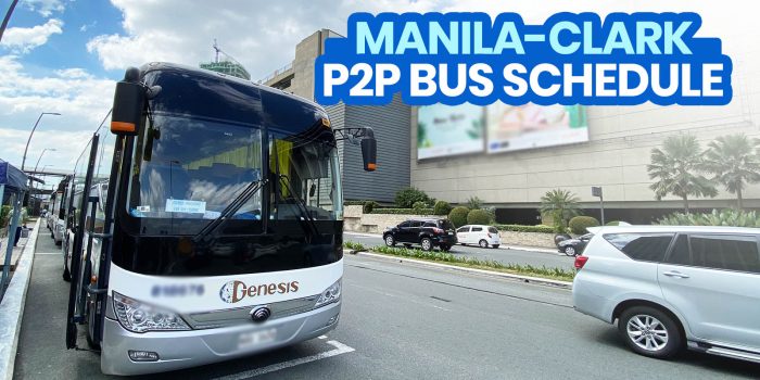 MANILA to CLARK to MANILA P2P BUS SCHEDULE (NAIA, Trinoma, Clark Airport)