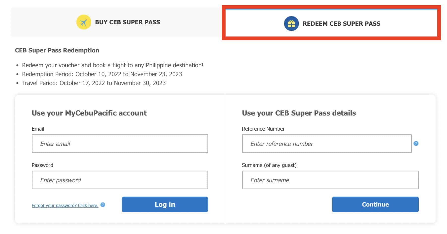 CEB Super Pass Redeem 1