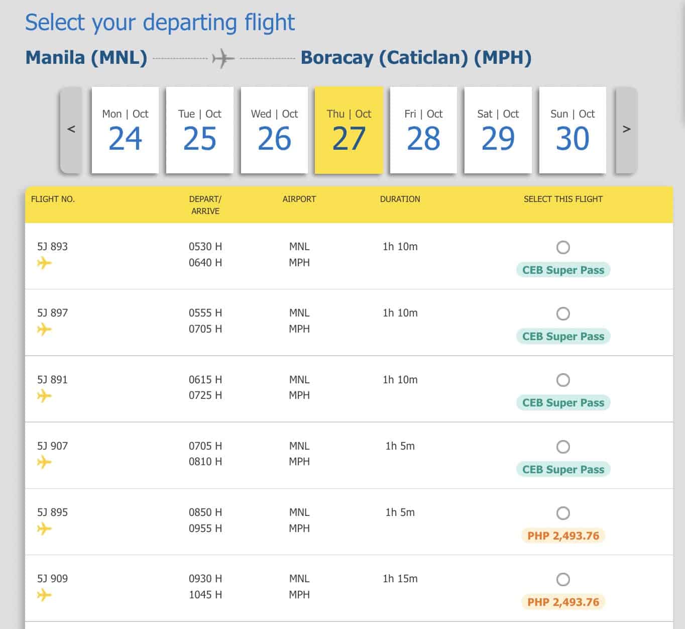 CEB Super Pass Redeem 4