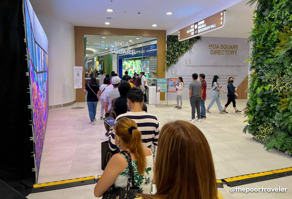 Line at IKEA Pasay on Opening Day