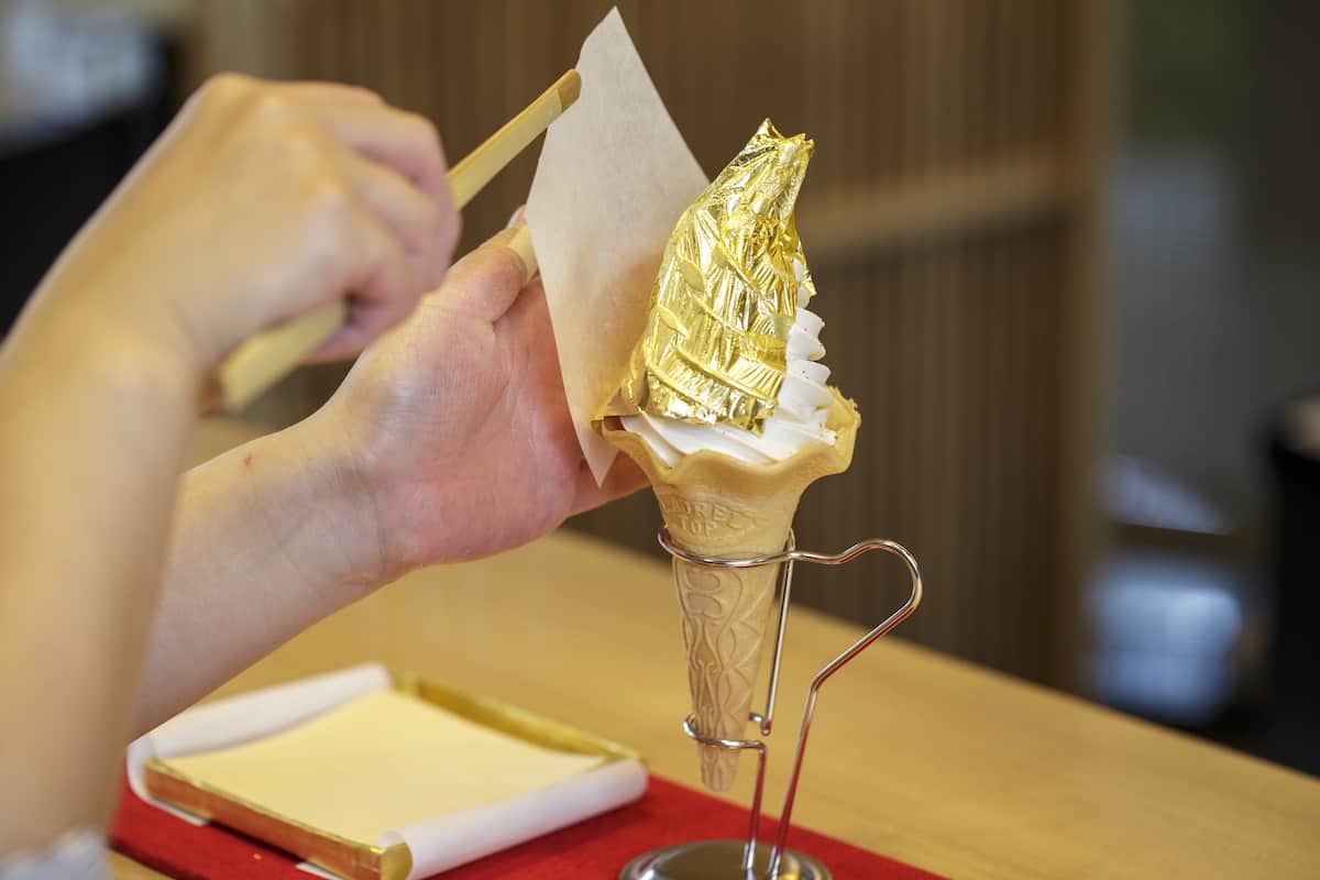 Ishikawa Kinpaku Gold Leaf Ice Cream