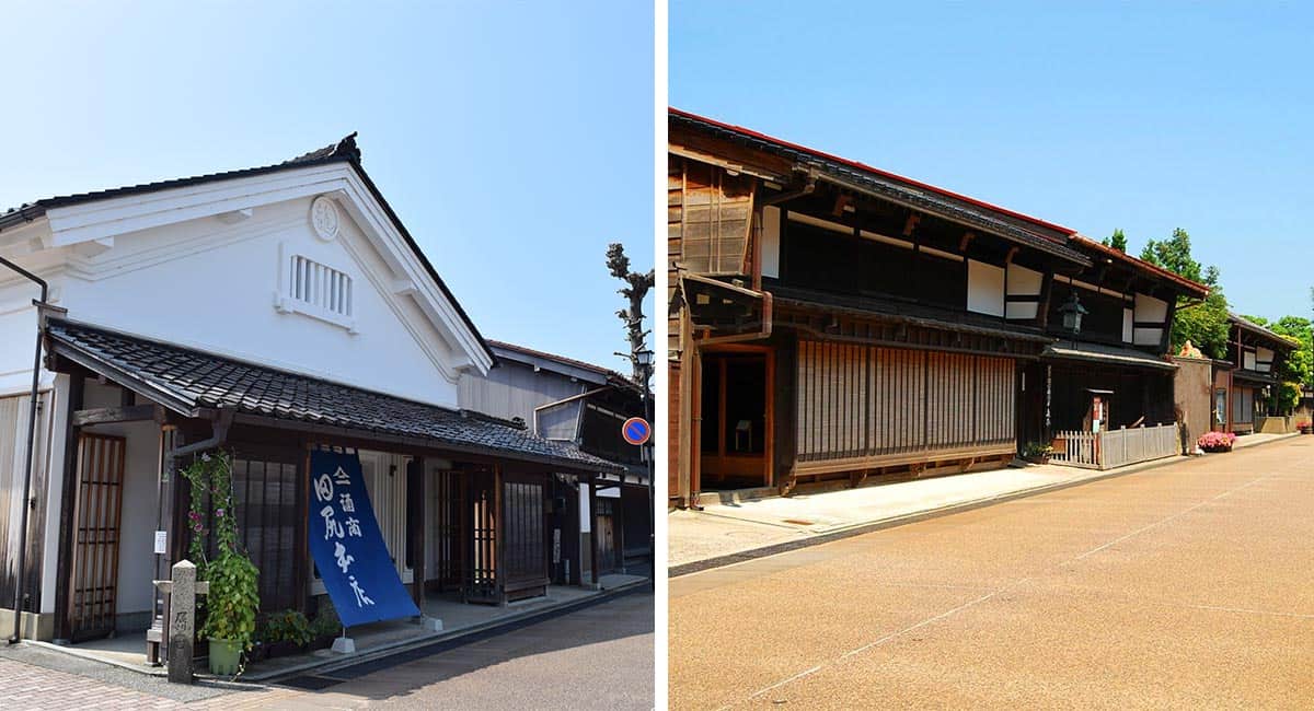 Iwasehama Beach Historic Streets in Toyama