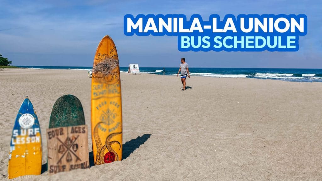 Manila to La Union Bus Schedule Fare