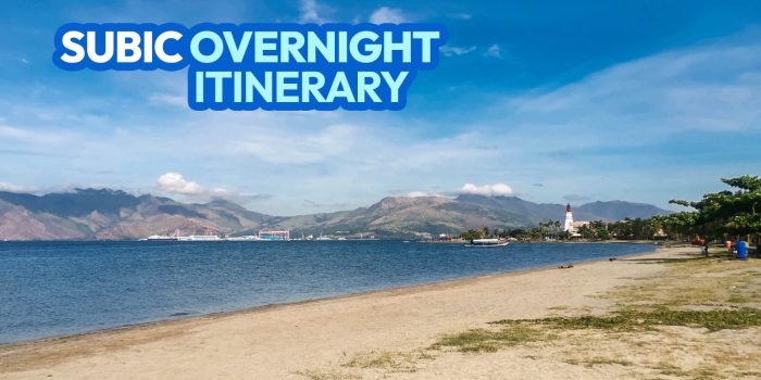 SUBIC OVERNIGHT ITINERARY for a Weekend Trip (2 Days/1 Night)