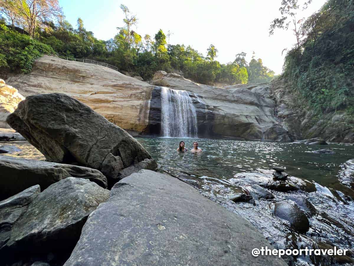 Tangadan Falls Swimming