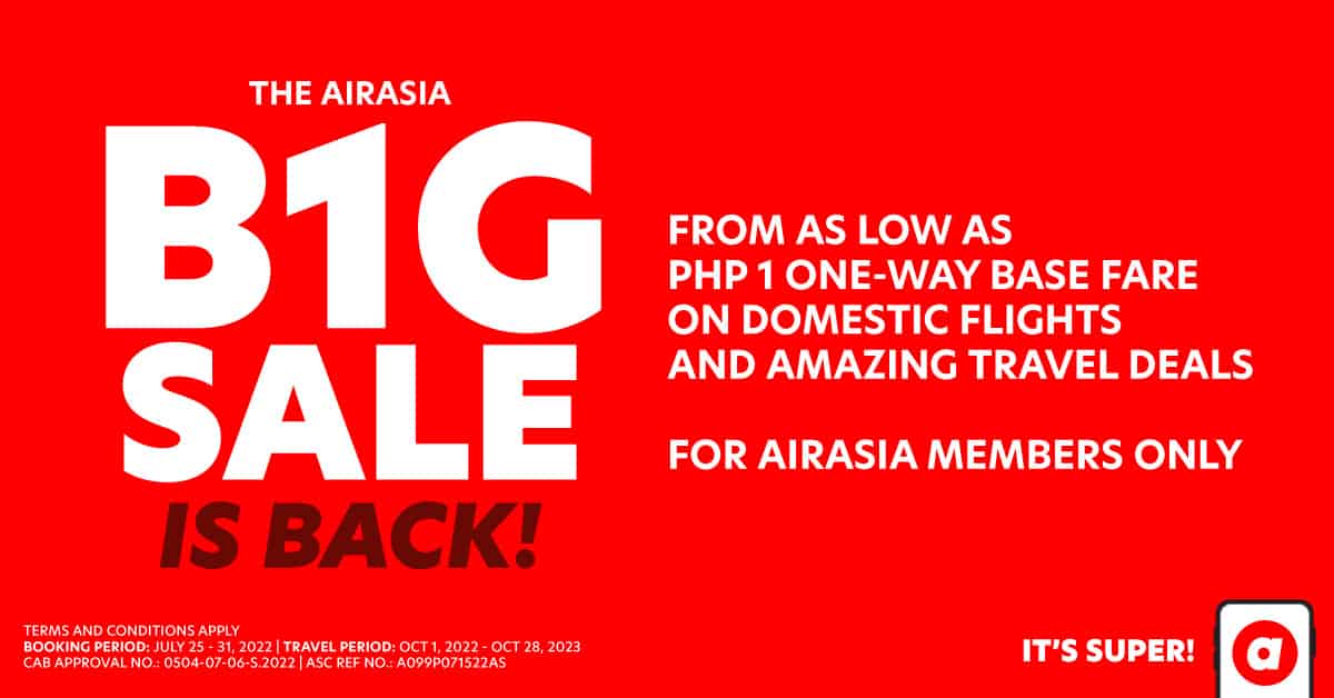 AirAsia BIG Sale 2022