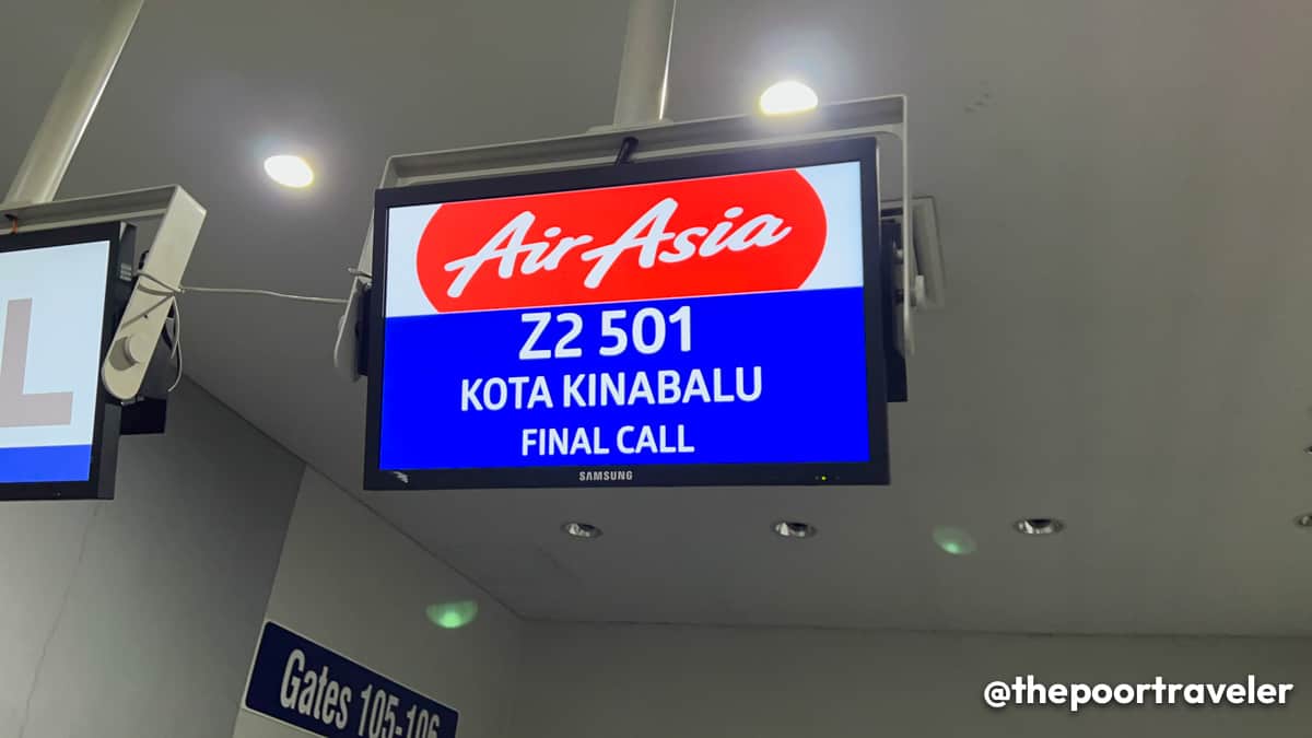 AirAsia Manila-Kota Kinabalu