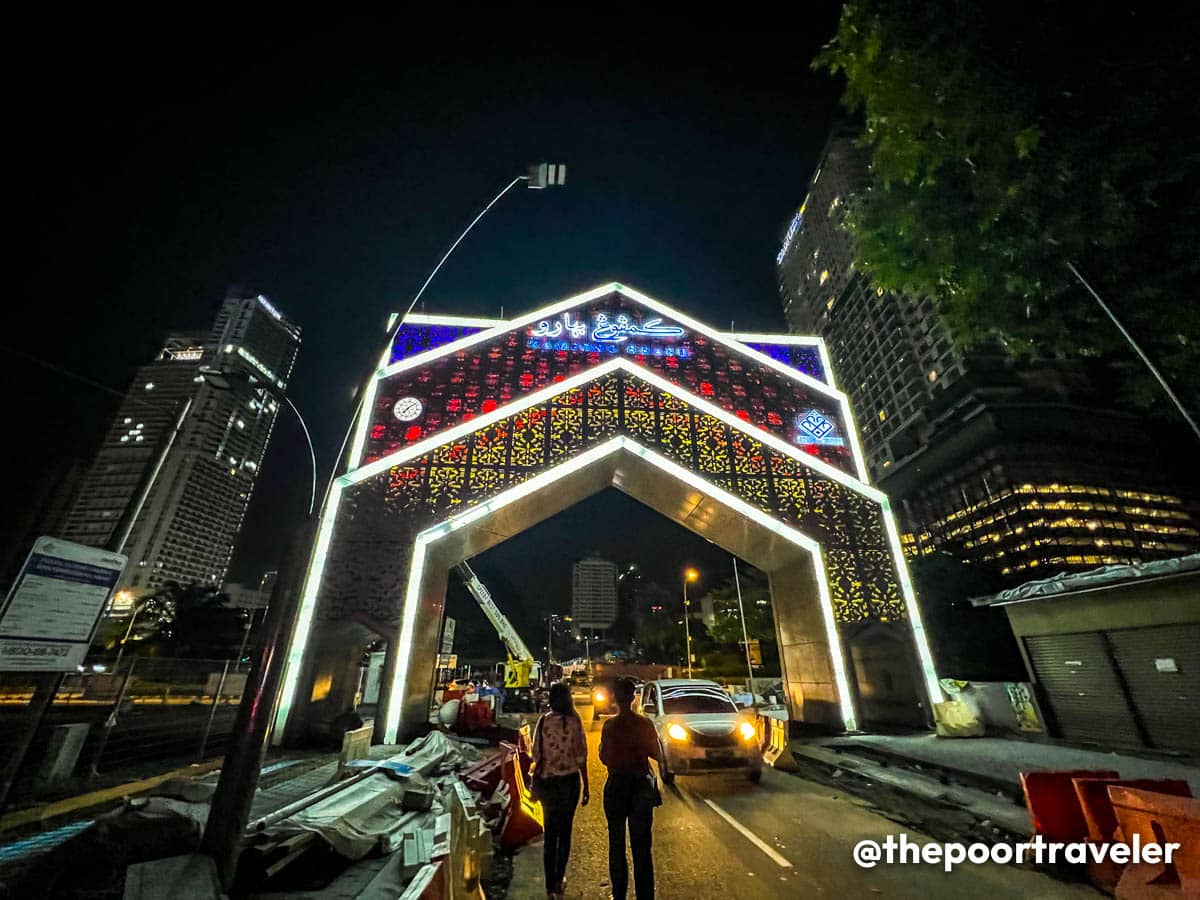 Arco de bienvenida de Kampong Bharu