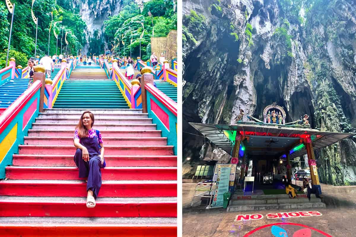 Batu Caves Rainbow Stairs