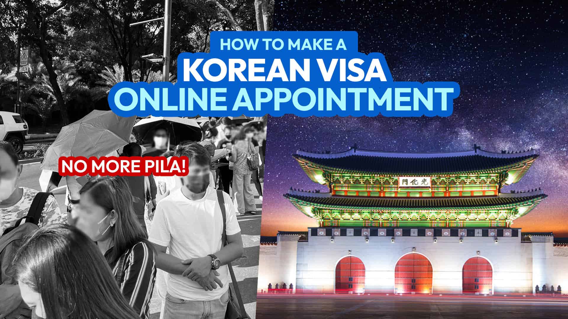 Find out how to Schedule a KOREAN VISA APPLICATION Appointment (Korean Embassy Manila)