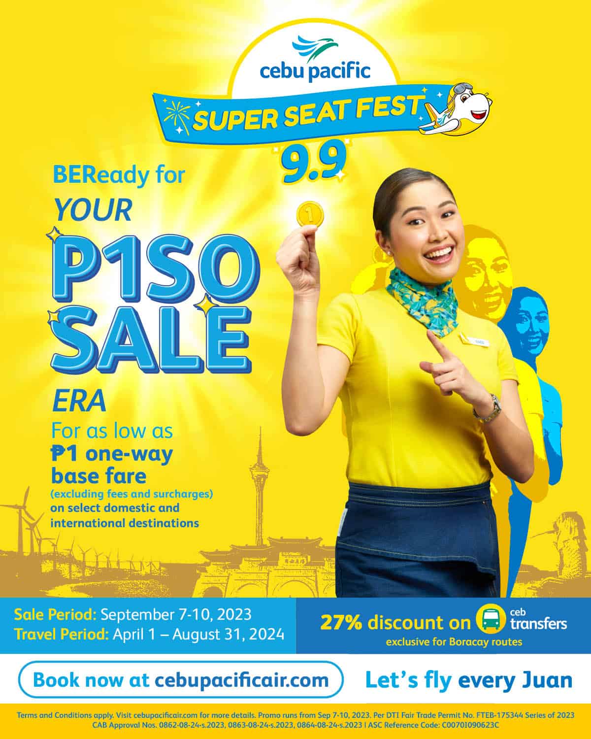 Cebu Pacific Piso Sale Sep 2023