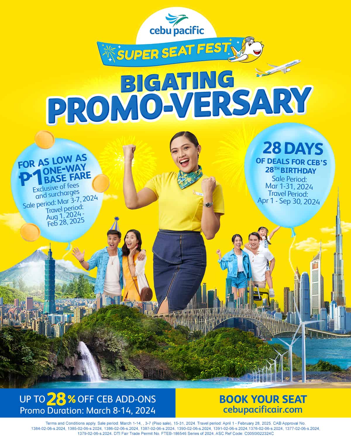 Cebu Pacific Seat Sale 2024 March