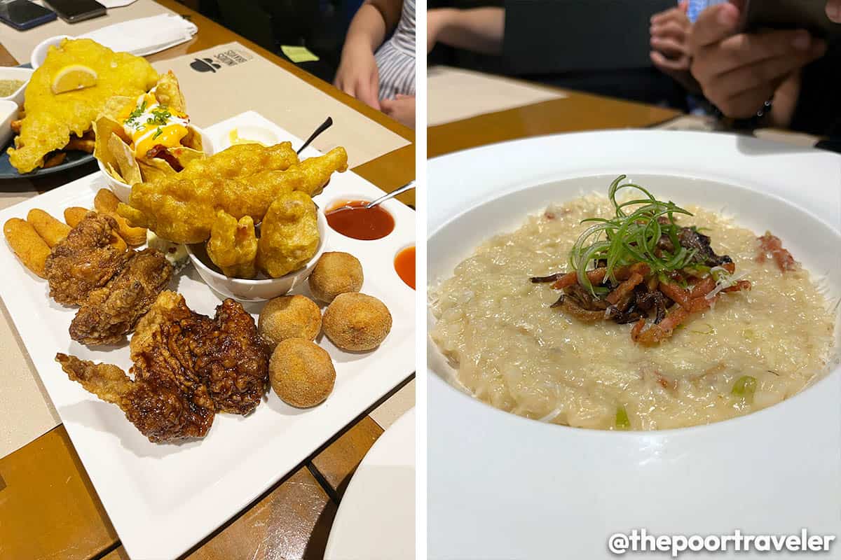 Los Indios Bravos Platter and Risotto