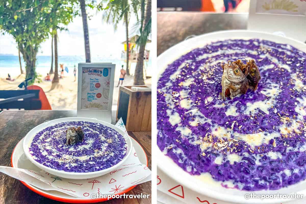 Ube Champorado Boracay