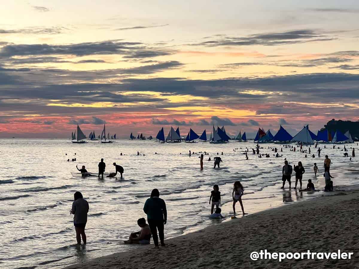 Boracay Station 2 at Sunset