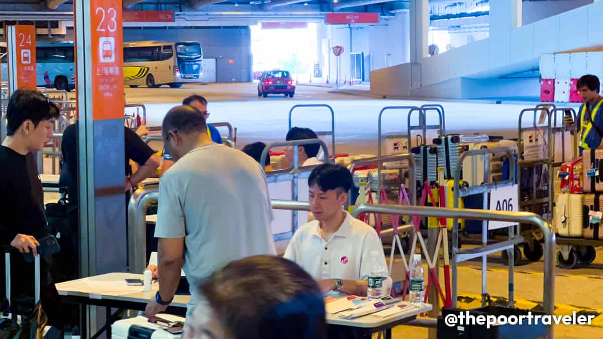 Baggage Check in Kai Tak Cruise Terminal