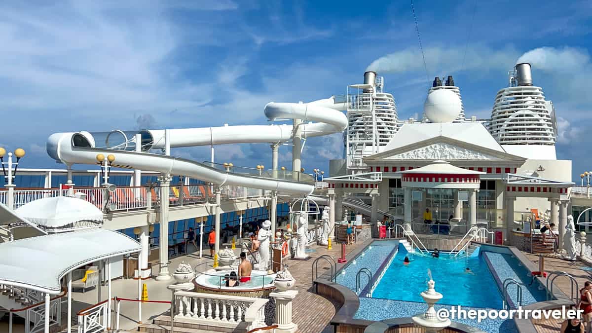 Parthenon Pool Resorts World One Cruise