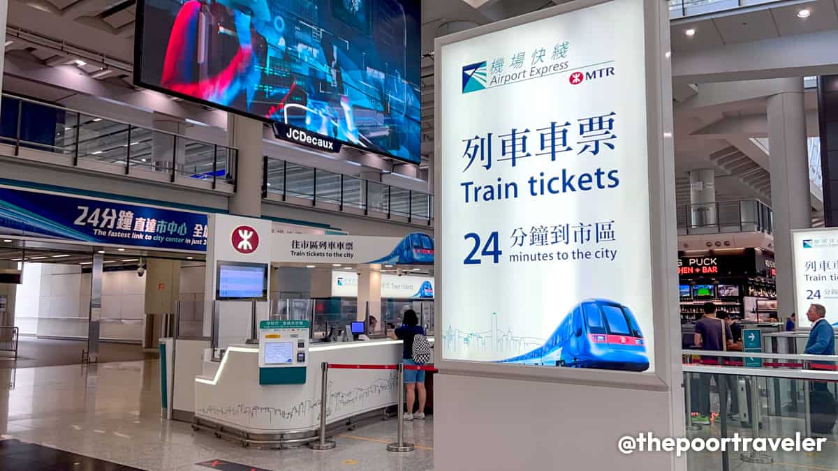 Airport Express Train Hong Kong