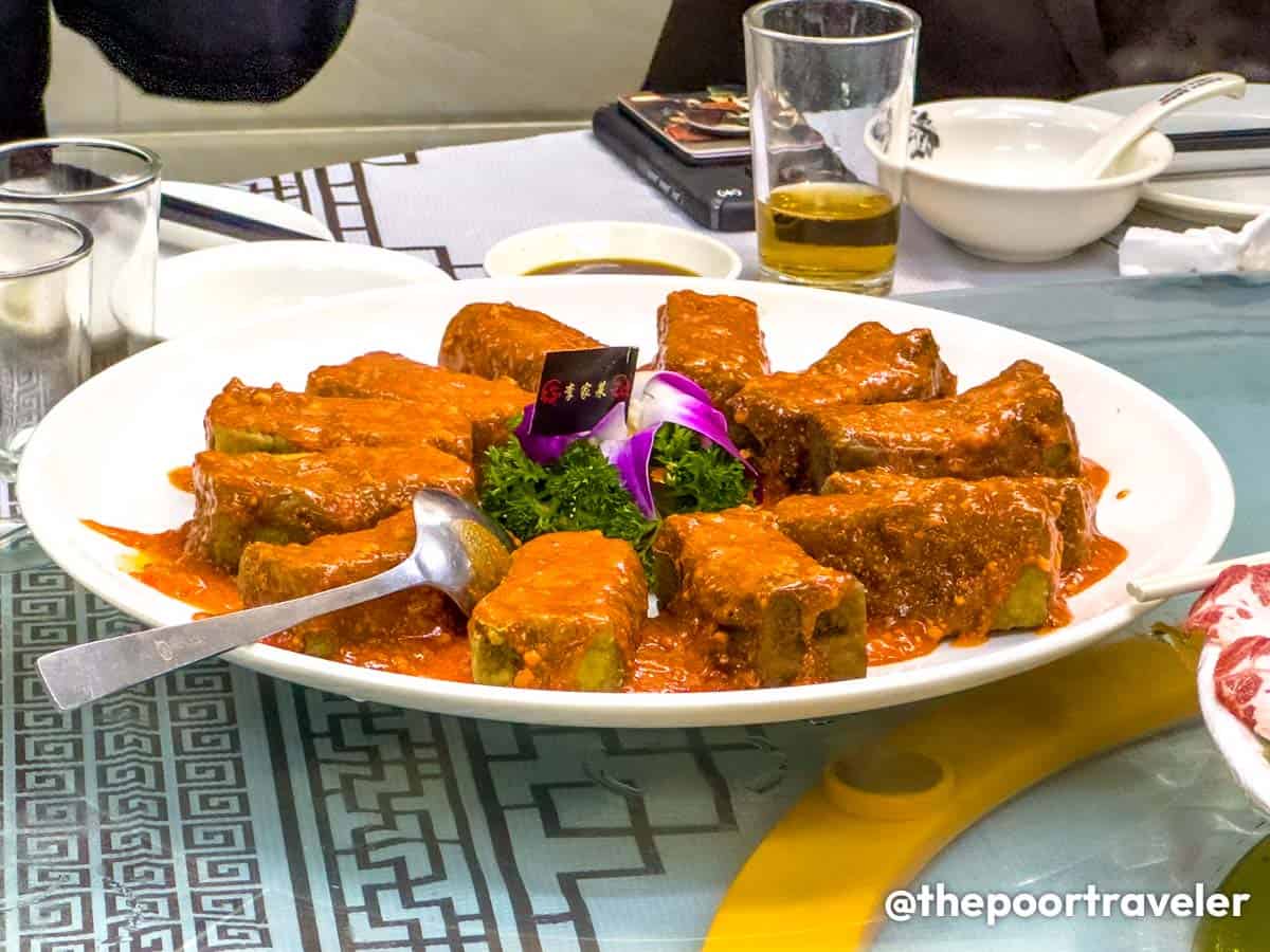 Braised Black Tofu Lei Ka Choi Macau