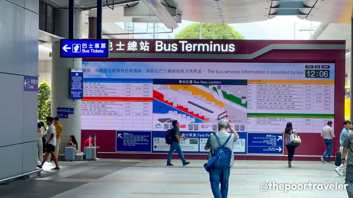 Hong Kong Airport Bus Terminas