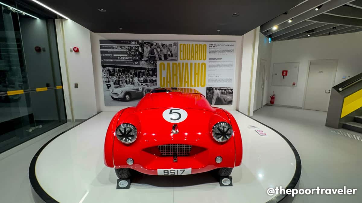 Macau Grand Prix Museum Cars