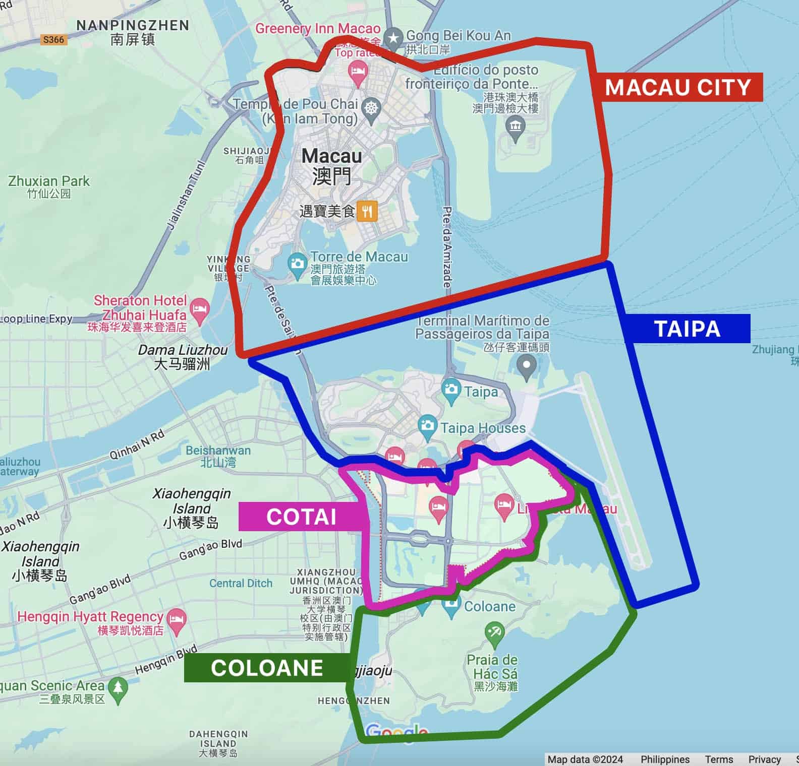 Macau Map