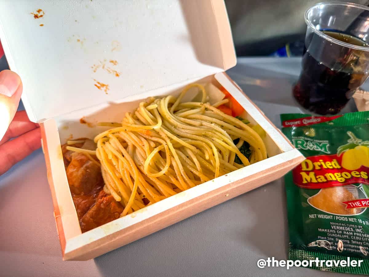 Philippine Airlines In-flight Meal